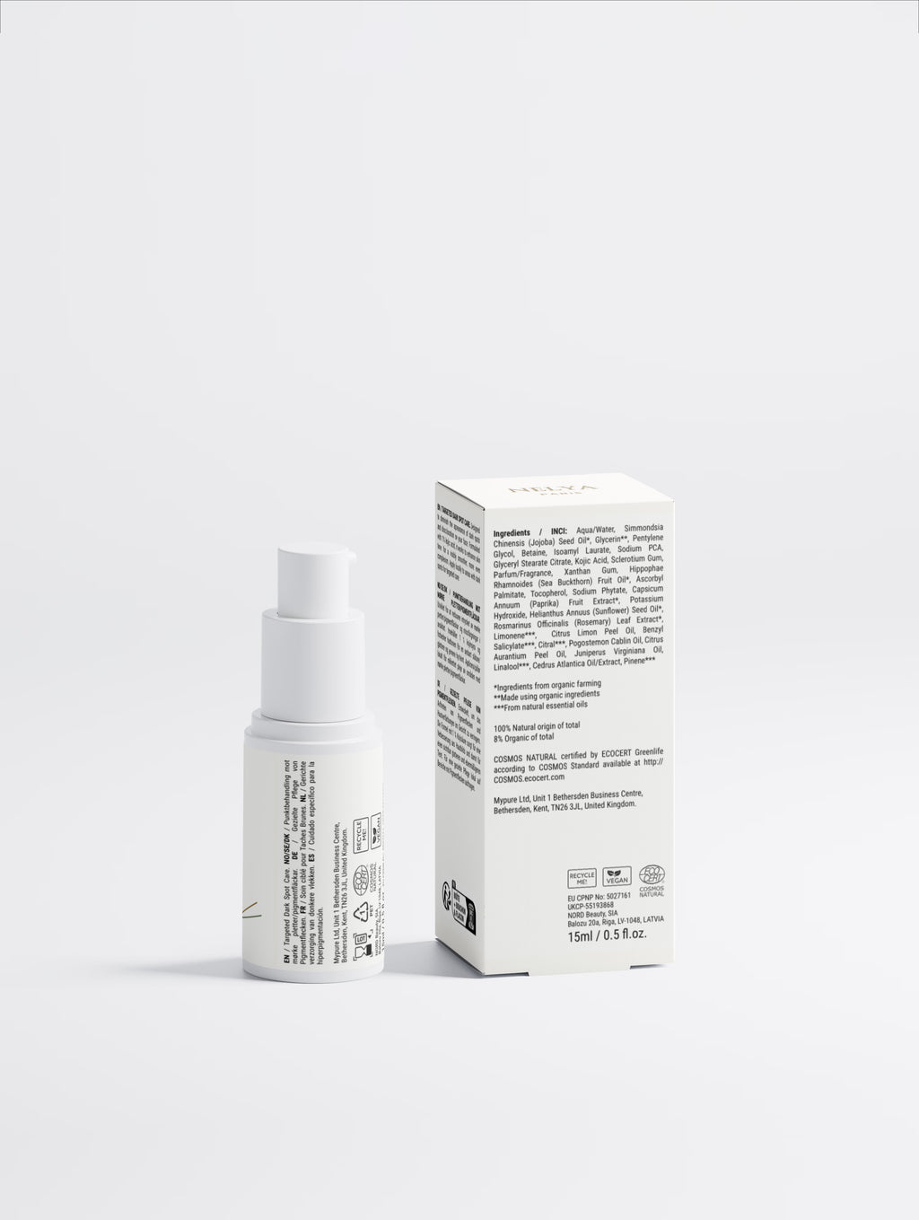 CLARTÉ — Soin ciblé taches brunes — Acide kojique 1 % — 15 ml