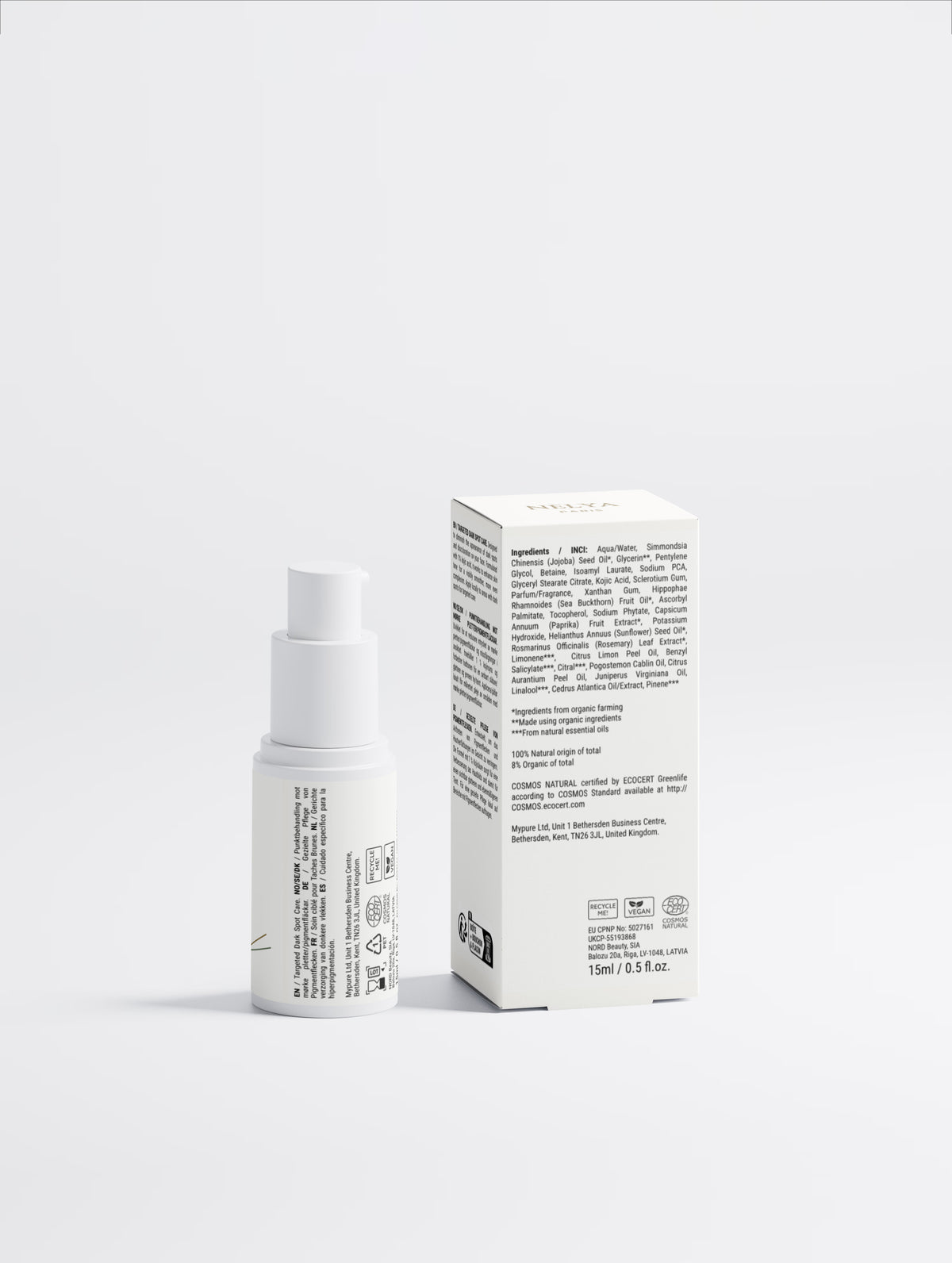 CLARTÉ — Soin ciblé taches brunes — Acide kojique 1 % — 15 ml